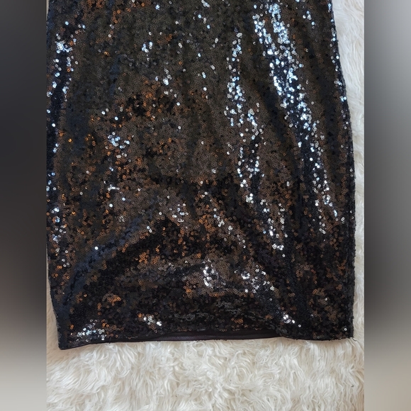 Miss Avenue Black Sequin Cocktail Dress - Picture 4 of 7